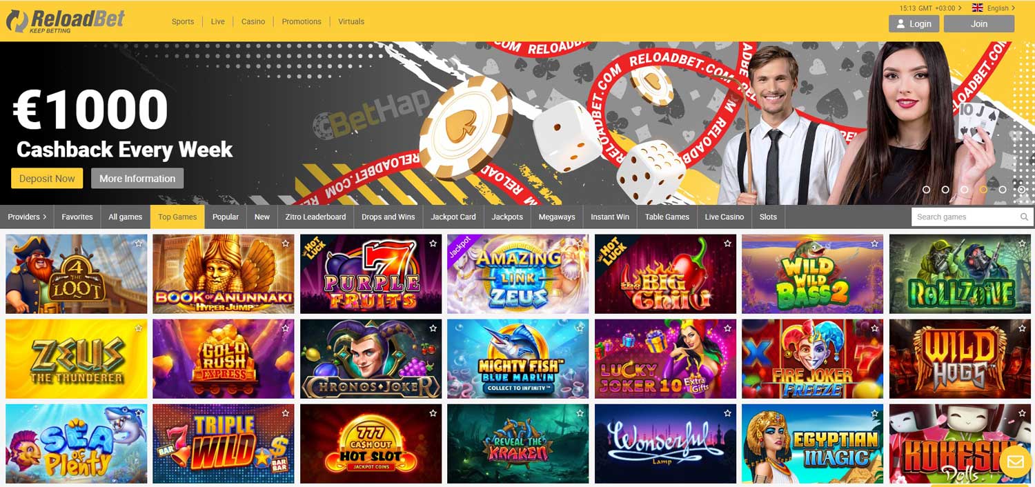ReloadBet Casino Review