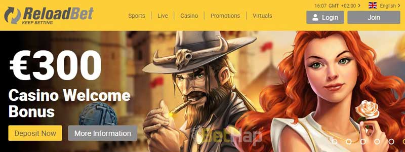 ReloadBet Casino Bonus