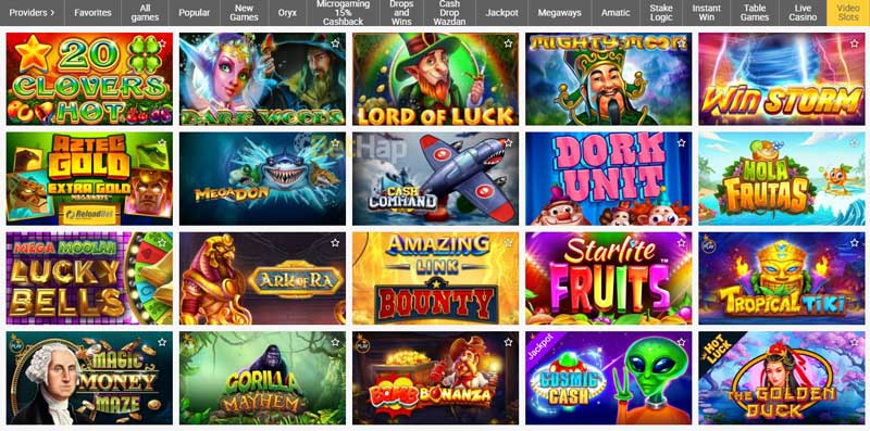 ReloadBet Casino Games