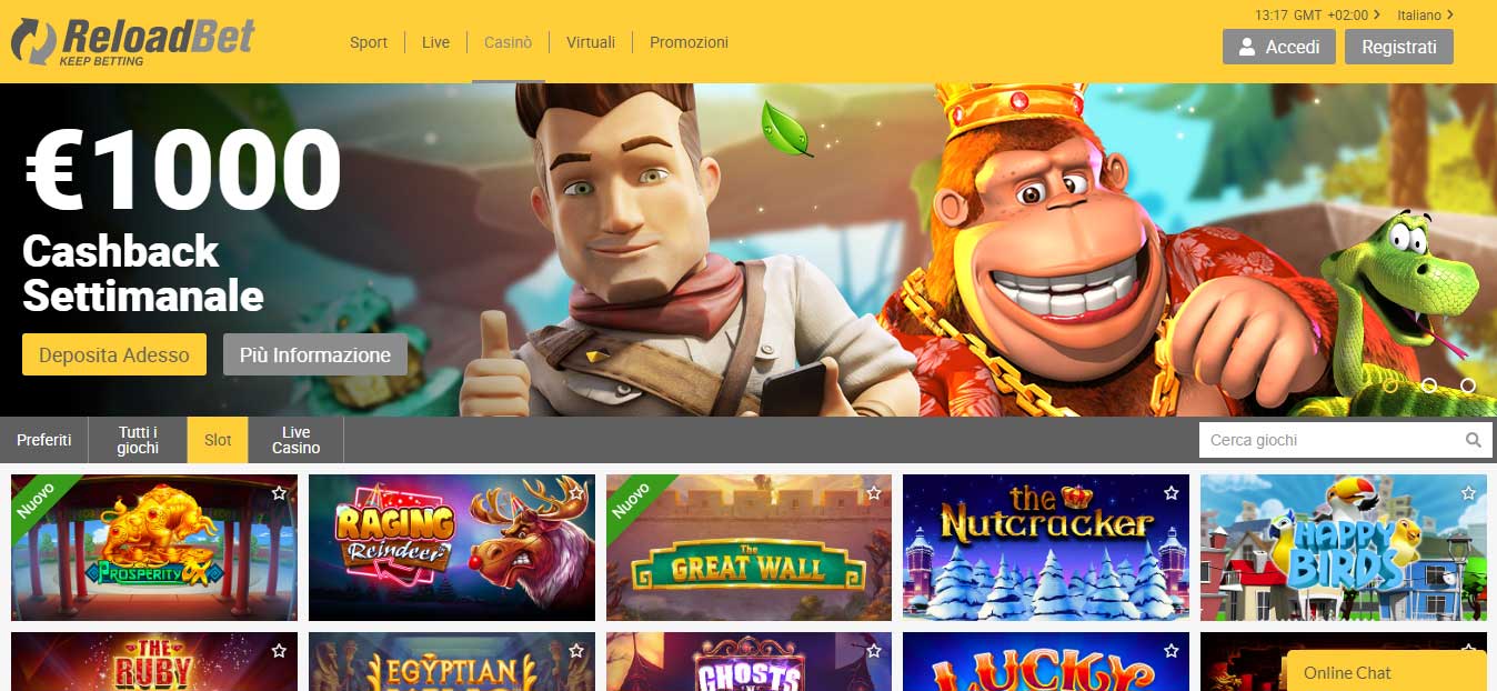 ReloadBet Casinò