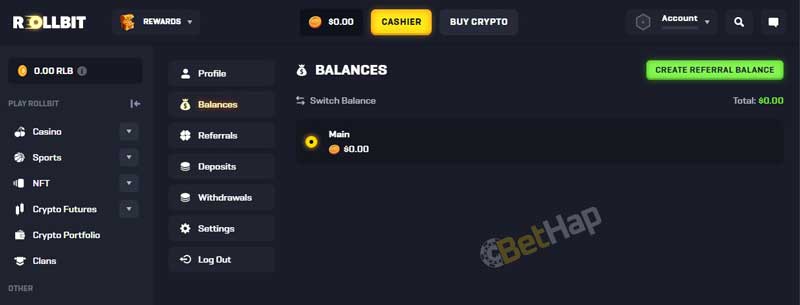 Rollbit crypto casino