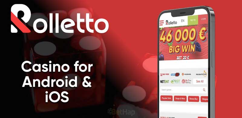 Rolletto Casino Mobile App