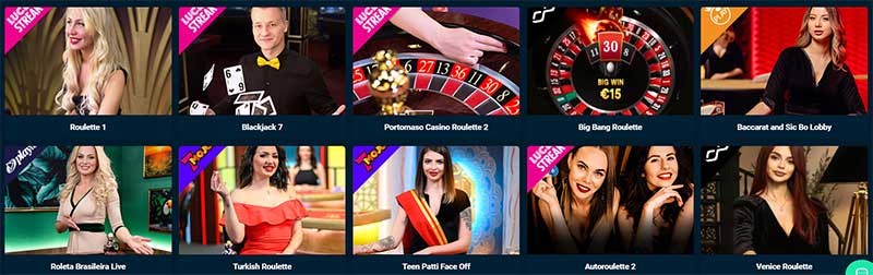 Rolletto Live Casino