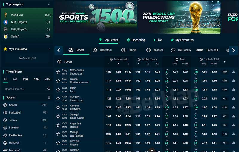 Sports Betting at Rolletto