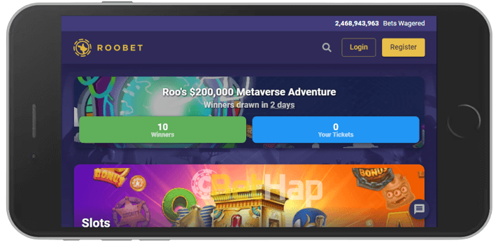 Roobet Mobile Version