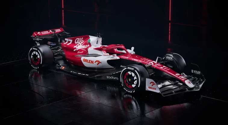 Alfa Romeo showed its car in Formula 1