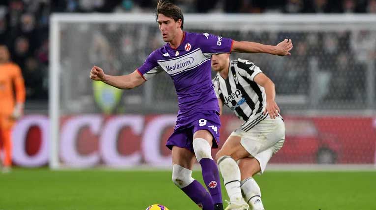 Juventus is ahead of the competition for Vlahovic