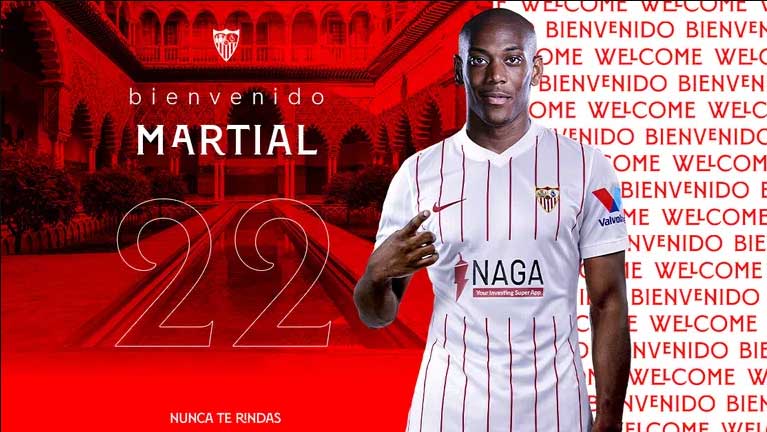 Martial is a Sevilla footballer