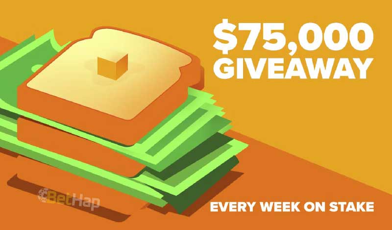 Stake Weekly $75,000 Giveaway
