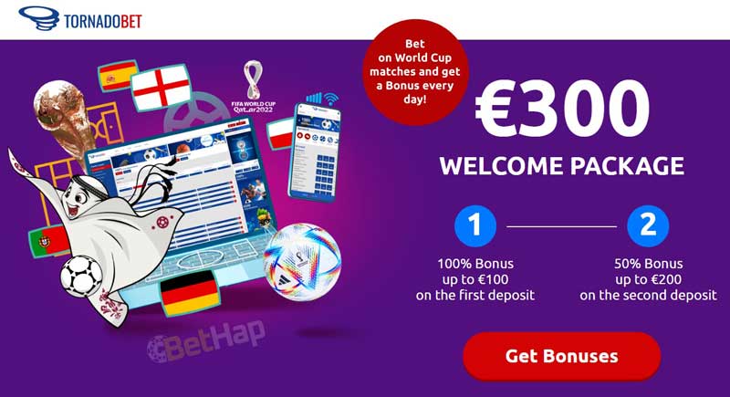 TornadoBet Welcome Bonus