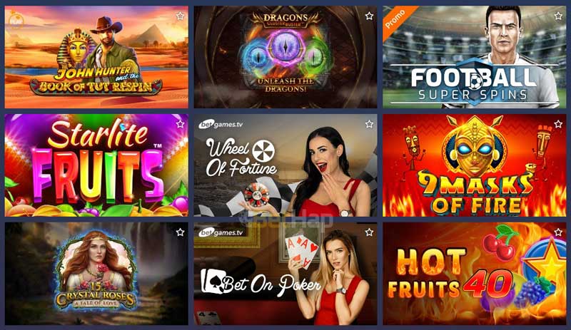 TornadoBet Casino games