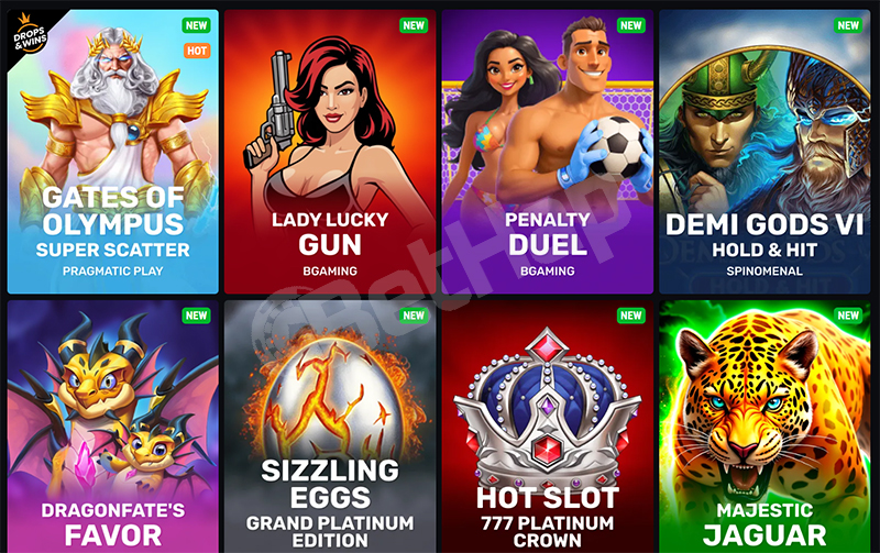 Betamo Casino Games Section