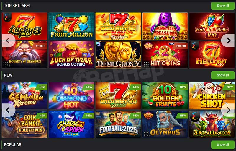 BetLabel Slots