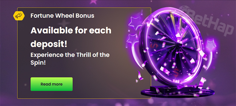 Bizzo Casino Fortune Wheel Bonus