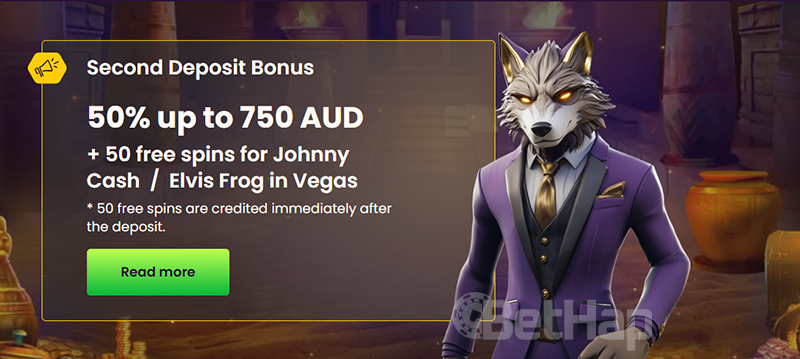 Bizzo casino Second Deposit Bonus