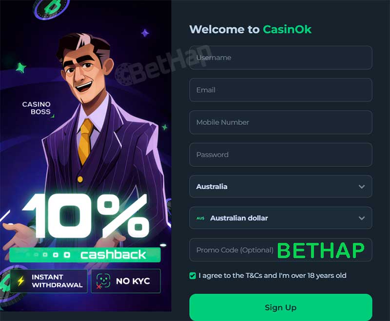 How to Get Casinok No Deposit Bonus?
