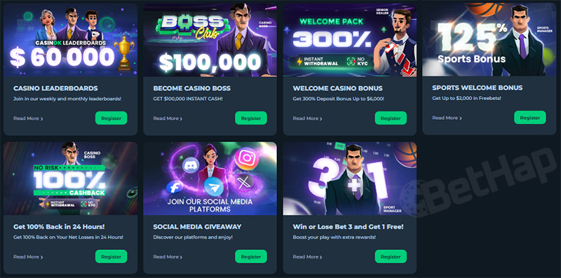Casinok Bonuses - Welcome Bonus and for Existing Customers