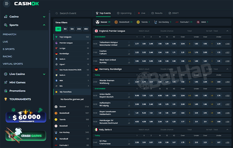 Casinok Sports Betting