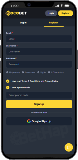 Installing CocoBet on Mobile