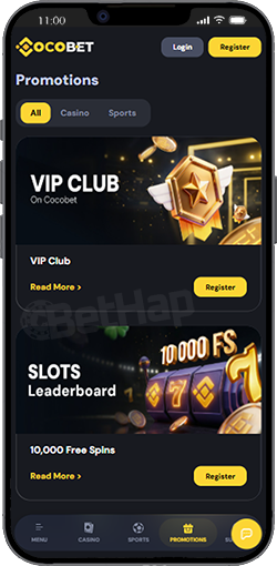 My First Sessions Using the CocoBet Mobile Version