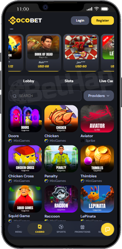 CocoBet Mobile Casino Experience