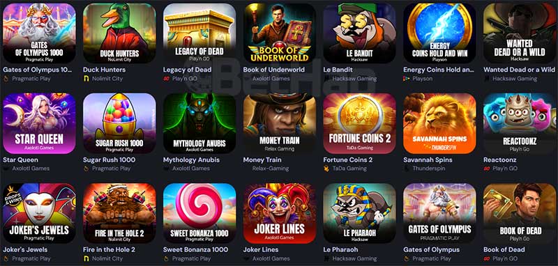 The Slot Games I Played
