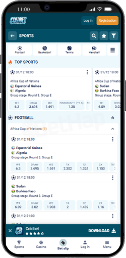 Coldbet Mobile Sports Betting