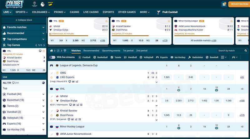 Coldbet Sports Betting