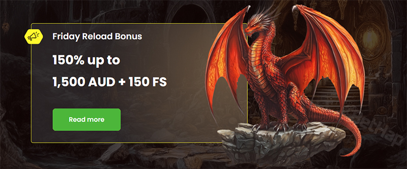 Dragon Slots Friday Reload Bonus
