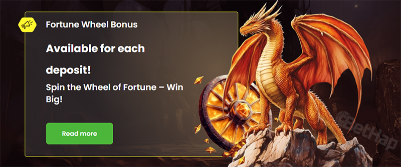 Dragon Slots Fortune Wheel Bonus