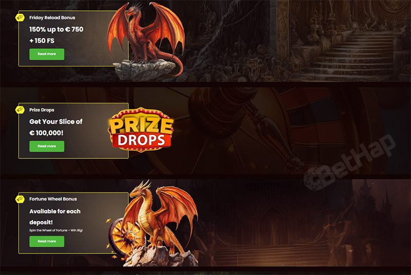 Dragonslots Bonuses for Registered Players