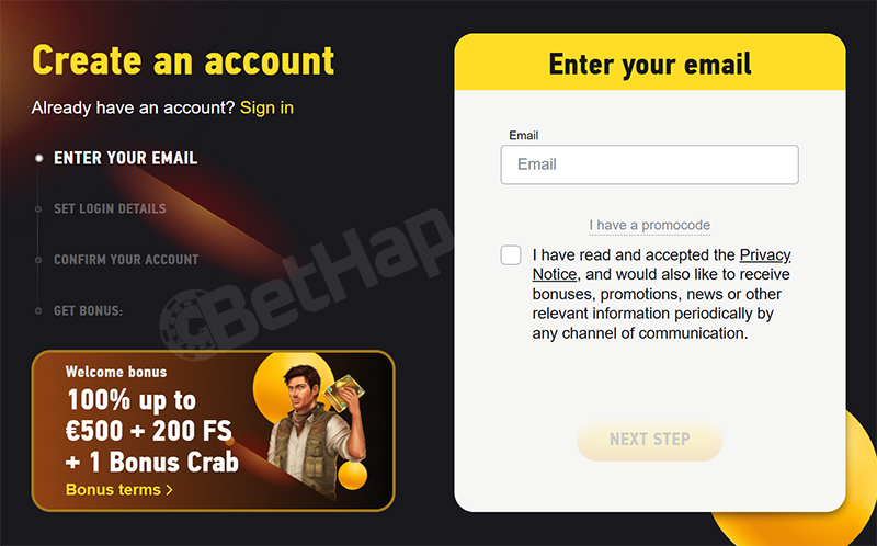 How to Use Fezbet Promo Code - Registration Process