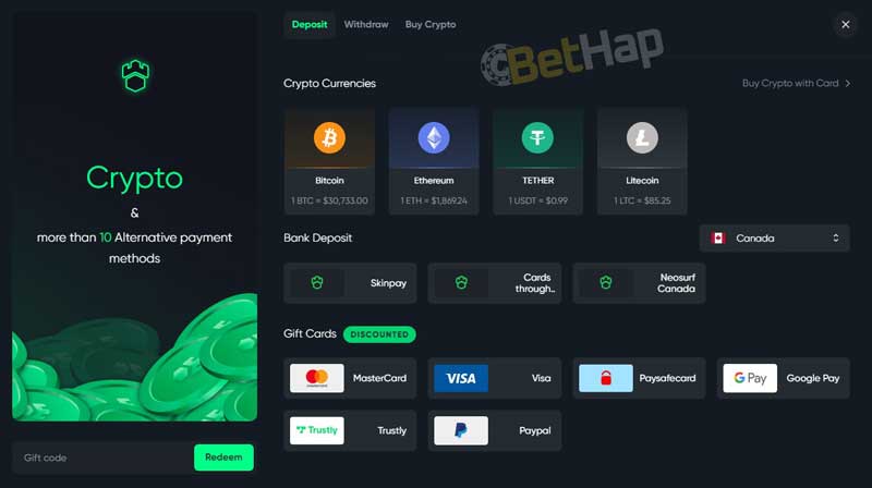 Gamdom Mobile Payments