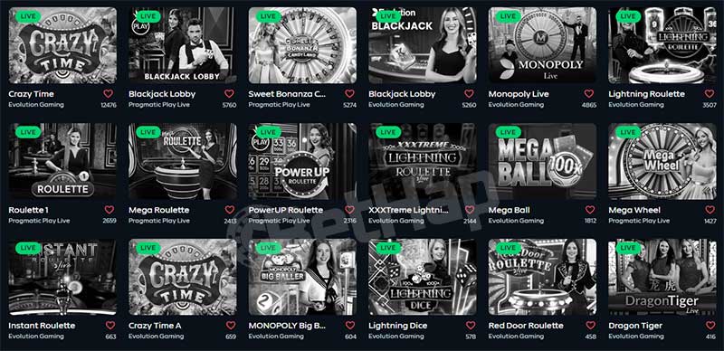 Gamdom Live Casino