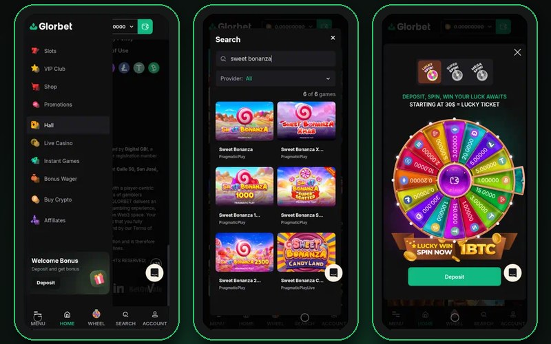 Glorbet Mobile Site Walkthrough