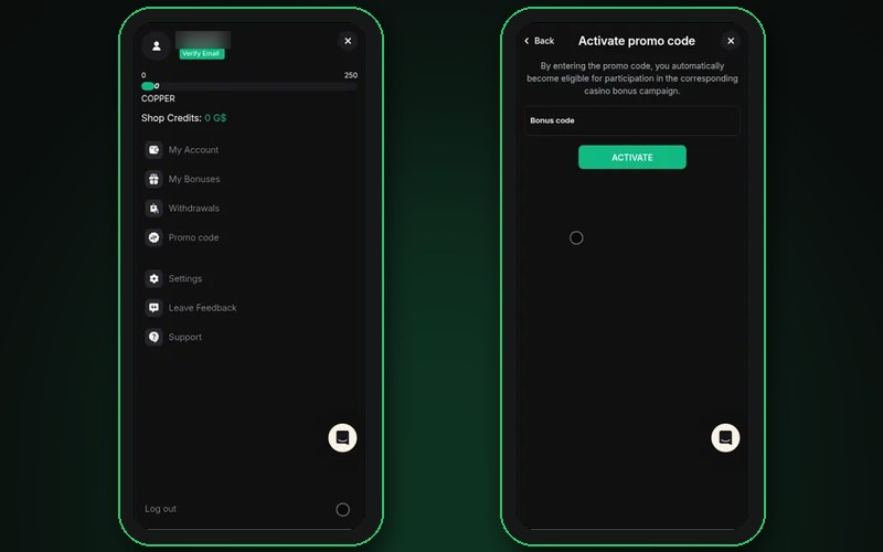 Signing Up for Glorbet on a Phone