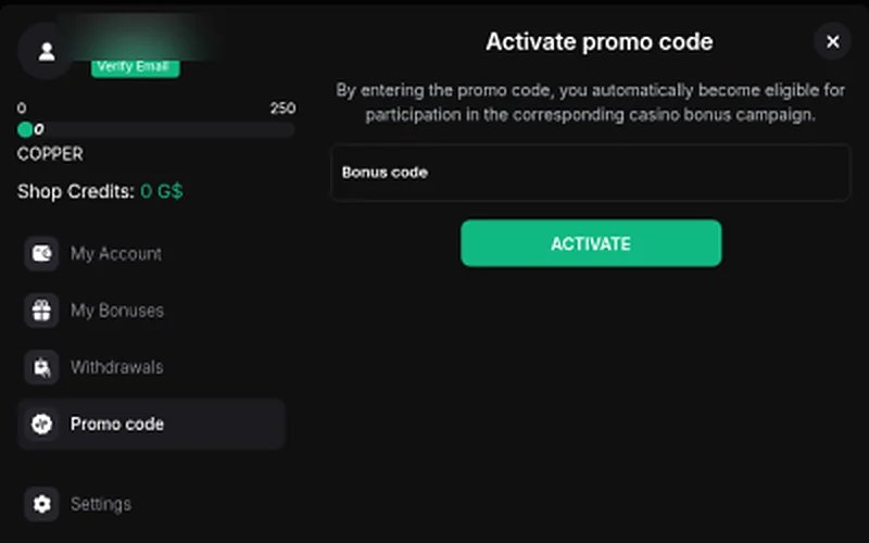 Glorbet Bonuses and Promotions
