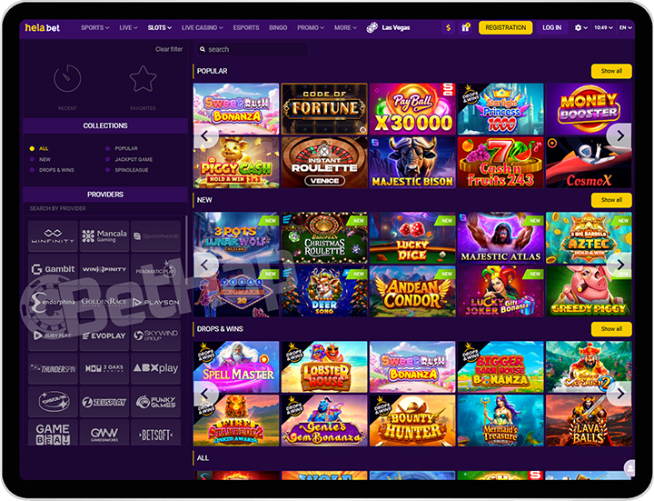 Helabet App Casino Games