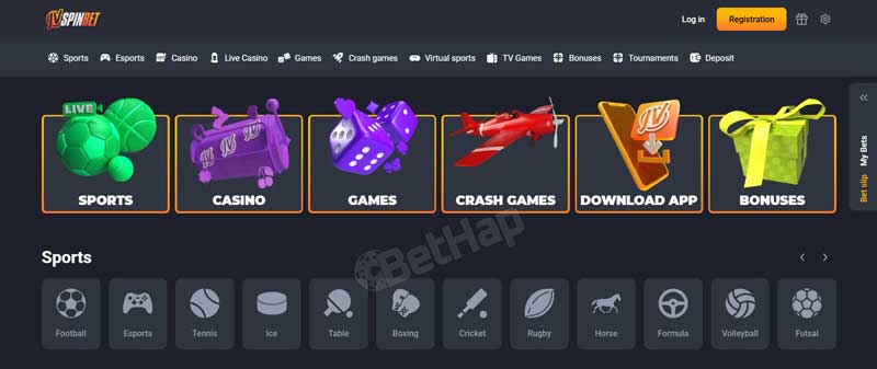 JVSpin Casino Design & Interface