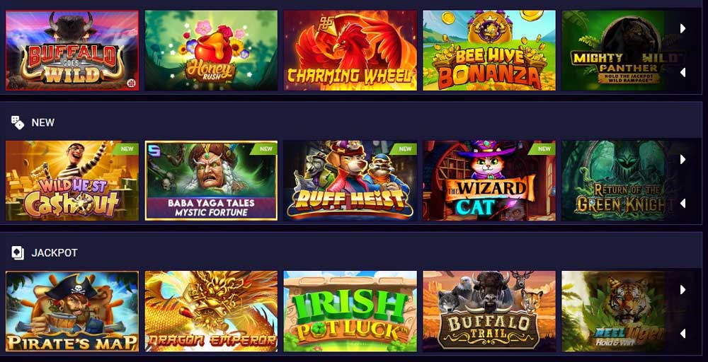 JVSpin Casino Games