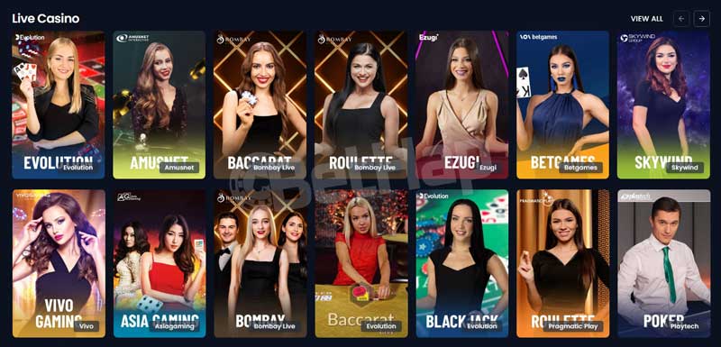 Kryptosino Live Casino Games