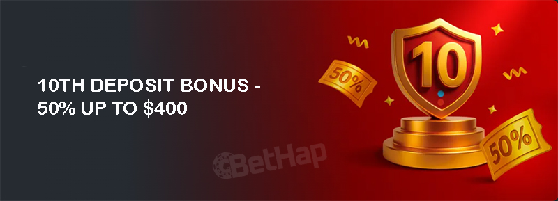 Megapari 10th Deposit Bonus