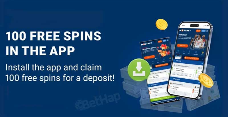 Mostbet 100 Free Spins in the App