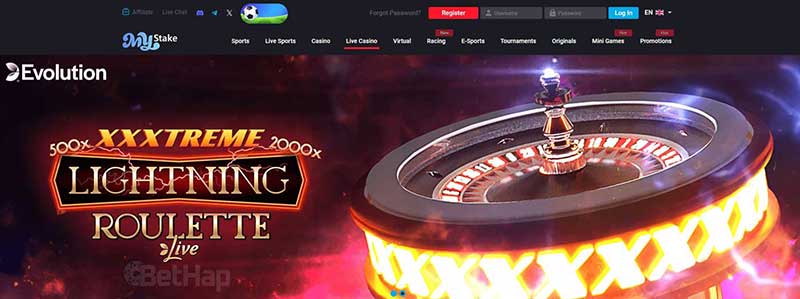 MyStake Casino Interface & User Experience