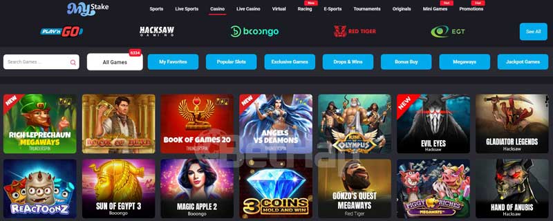 MyStake Casino Games