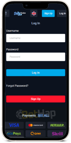 MyStake Casino Mobile App