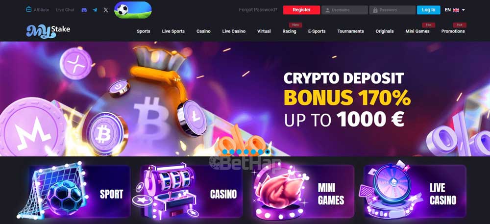 MyStake Review Bonuses for Sport and Casino