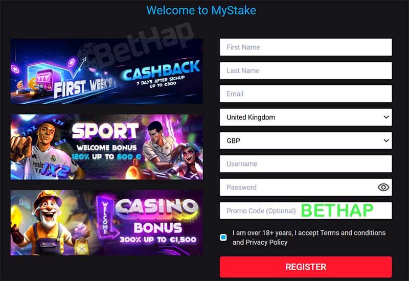 MyStake Registration Process