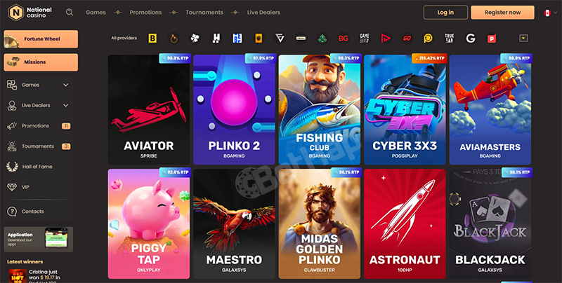 National Casino Other Games