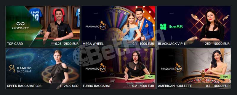 Planbet Live Casino
